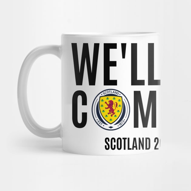 We'll Be Coming. Scotland Football Team by waltzart